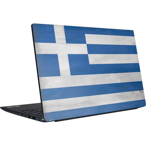 Greece Flag Distressed Dell Vostro Skin